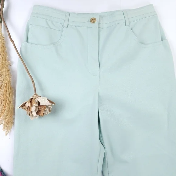 St. John Women's Light Blue Pants Sz 6 - Picture 15 of 15